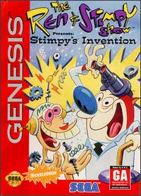 Caratula de Ren & Stimpy Show Presents: Stimpy's Invention, The para Sega Megadrive