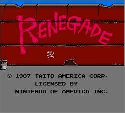 Pantallazo de Renegade para Nintendo (NES)