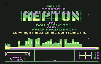 Pantallazo de Repton para Commodore 64