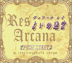 Pantallazo de Res Arcana Diana Ray: Uranai no Meikyu (Japonés) para Super Nintendo