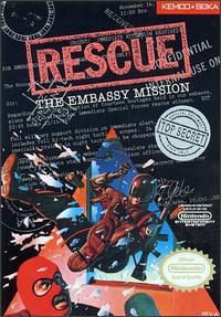 Caratula de Rescue: The Embassy Mission para Nintendo (NES)
