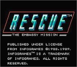 Pantallazo de Rescue: The Embassy Mission para Nintendo (NES)
