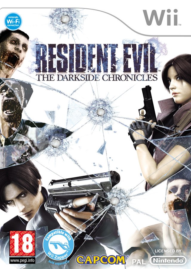 Caratula de Resident Evil: The Darkside Chronicles para Wii