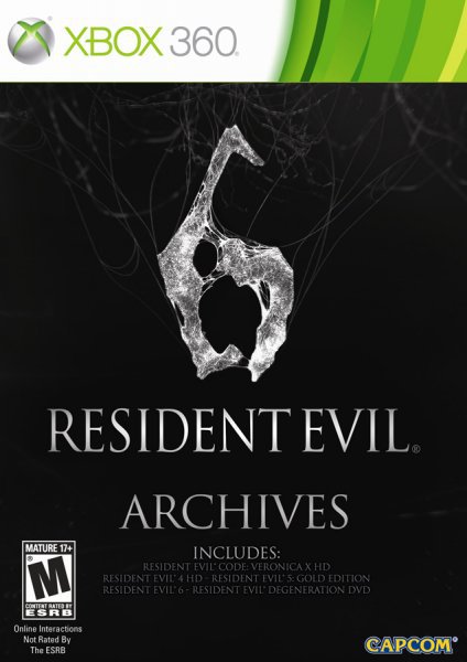 Caratula de Resident Evil 6 Archives para Xbox 360