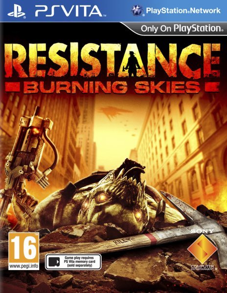 Caratula de Resistance: Burning Skies para PS Vita