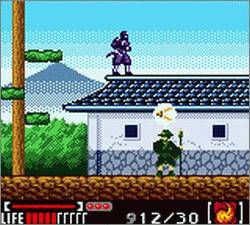 Pantallazo de Return of the Ninja para Game Boy Color