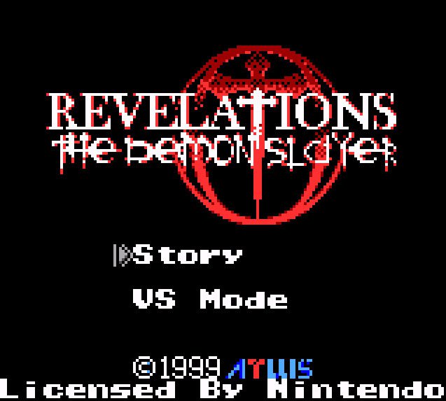 Pantallazo de Revelations: The Demon Slayer para Game Boy Color