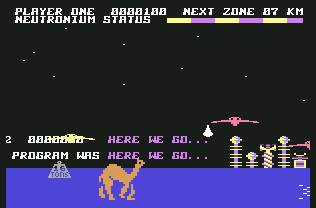 Pantallazo de Revenge of the Mutant Camels para Commodore 64