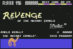 Pantallazo de Revenge of the Mutant Camels para Commodore 64