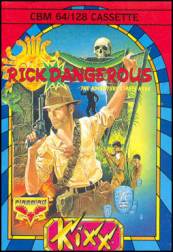 Caratula de Rick Dangerous para Commodore 64