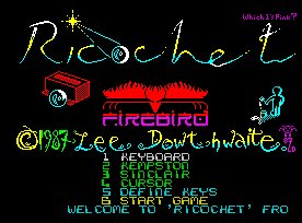 Pantallazo de Ricochet para Spectrum