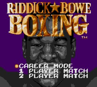 Pantallazo de Riddick Bowe Boxing para Gamegear
