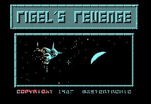 Pantallazo de Rigel's Revenge para Amstrad CPC