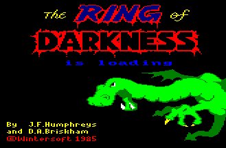 Pantallazo de Ring Of Darkness, The para Amstrad CPC