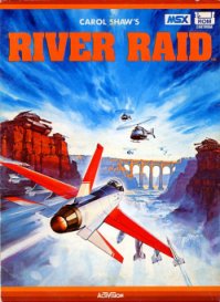 Caratula de River Raid para MSX