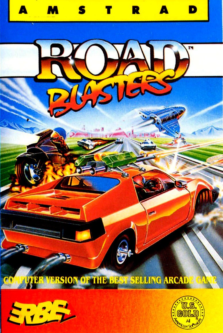 Caratula de Road Blasters para Amstrad CPC