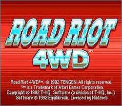 Pantallazo de Road Riot 4WD para Super Nintendo