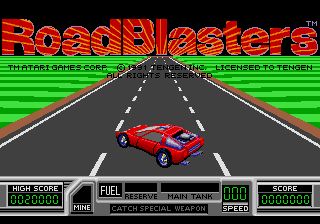 Pantallazo de RoadBlasters para Sega Megadrive
