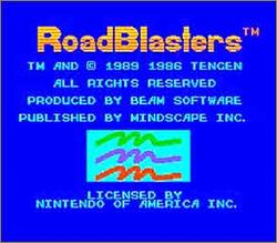 Pantallazo de RoadBlasters para Nintendo (NES)