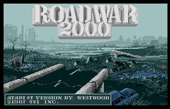 Pantallazo de Roadwar 2000 para Atari ST