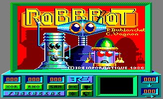 Pantallazo de Robbbot para Amstrad CPC