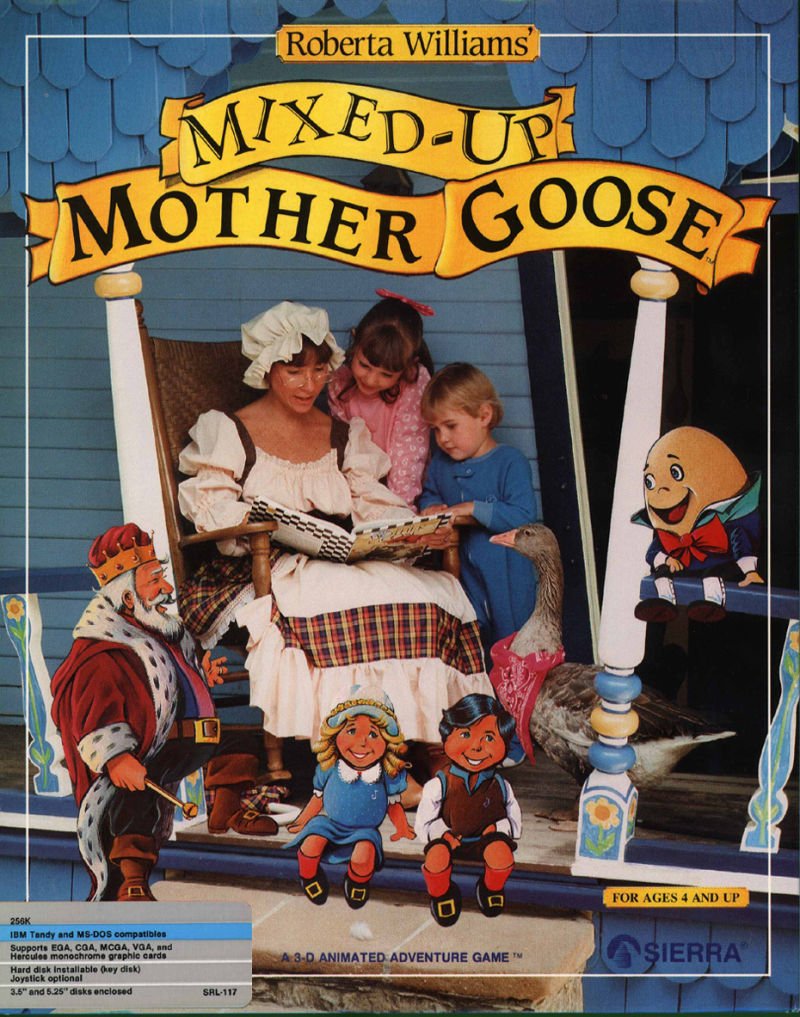 Caratula de Roberta Williams' Mixed-Up Mother Goose para PC
