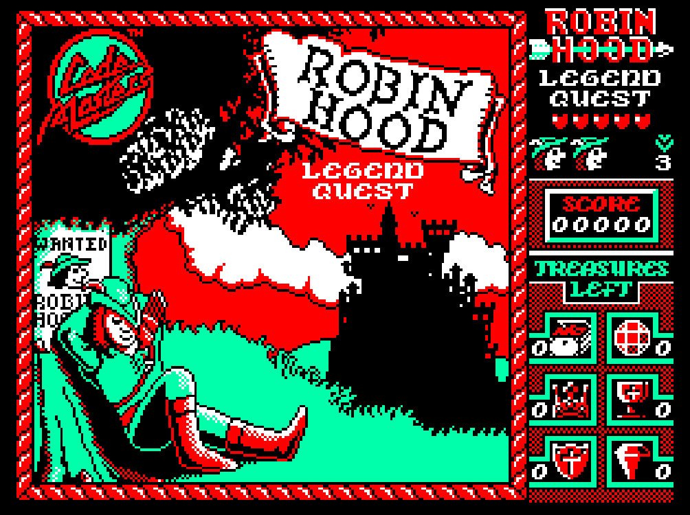 Pantallazo de Robin Hood: Legend Quest para Amstrad CPC