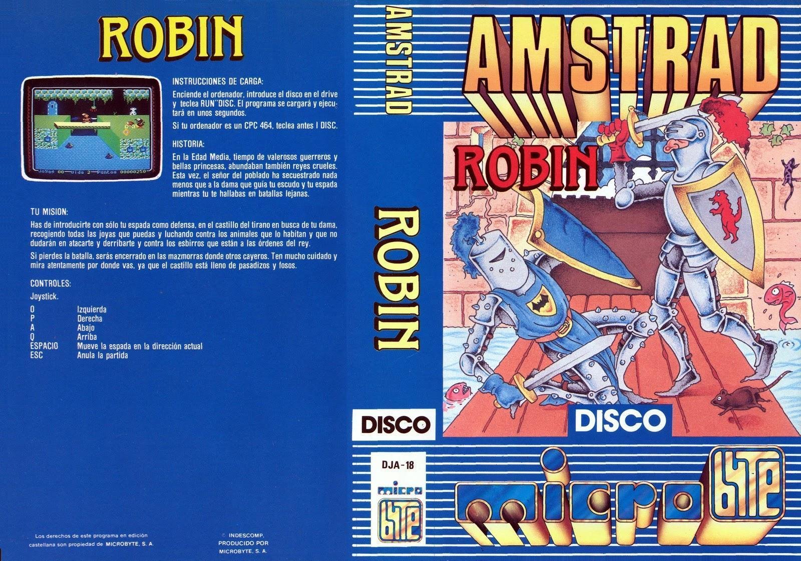 Caratula de Robin para Amstrad CPC