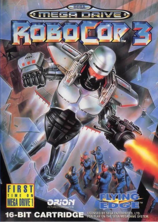 Caratula de RoboCop 3 para Sega Megadrive