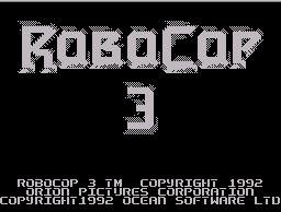 Pantallazo de RoboCop 3 para Spectrum