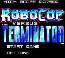 Pantallazo de RoboCop vs. The Terminator para Gamegear