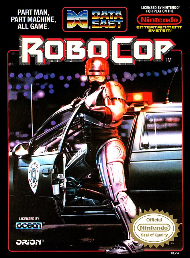 Caratula de RoboCop para Nintendo (NES)