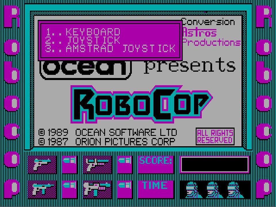 Pantallazo de Robocop (Ocean) para PC
