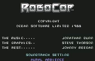 Pantallazo de Robocop para Commodore 64