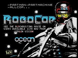 Pantallazo de Robocop para MSX