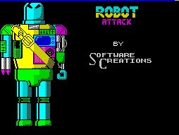 Pantallazo de Robot Attack para Spectrum