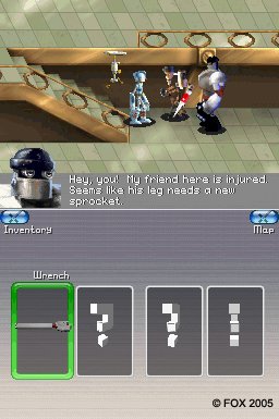 Pantallazo de Robots para Nintendo DS