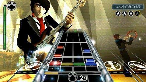 Pantallazo de Rock Band Unplugged para PSP