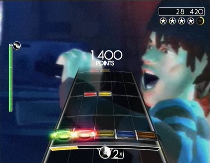 Pantallazo de Rock Band para Wii