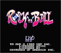 Pantallazo de Rock 'n' Ball para Nintendo (NES)