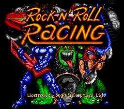 Pantallazo de Rock 'n Roll Racing (Europa) para Sega Megadrive