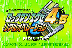 Pantallazo de RockMan EXE 4.5 Real Operation (Japonés) para Game Boy Advance
