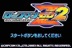 Pantallazo de RockMan Zero 2 (Japonés) para Game Boy Advance
