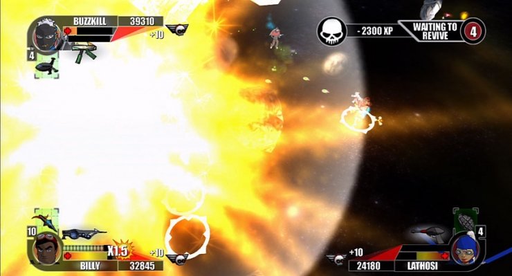 Pantallazo de Rocketmen: It Came from Your Uranus (Xbox Live Arcade) para Xbox 360