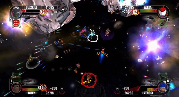 Pantallazo de Rocketmen: It Came from Your Uranus (Xbox Live Arcade) para Xbox 360