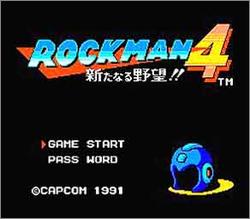 Pantallazo de Rockman 4 para Nintendo (NES)