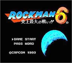 Pantallazo de Rockman 6 para Nintendo (NES)