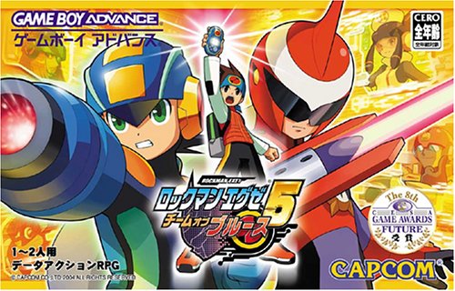 Caratula de Rockman EXE 5 - Team of Blues (Japonés) para Game Boy Advance