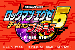 Pantallazo de Rockman EXE 5 - Team of Blues (Japonés) para Game Boy Advance