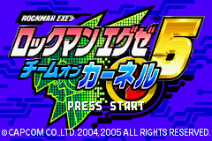 Pantallazo de Rockman EXE 5 - Team of Colonel (Japonés) para Game Boy Advance